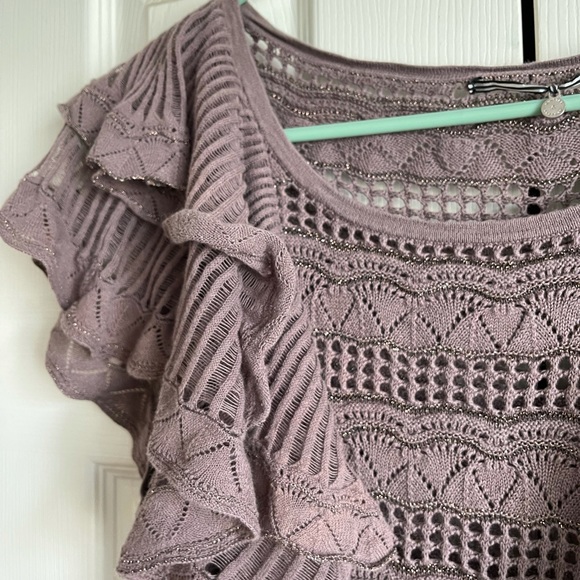 Knitted & Knotted fancy hobo crochet tank top - Picture 2 of 4